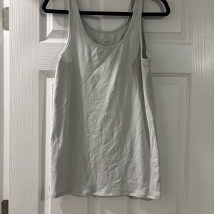 🎉 A New Day Metallic Silver Tank
